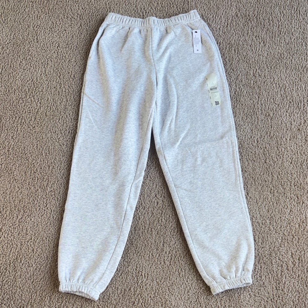 Women’s Cozy Elastic-Waist Sweatpants - Light Gray